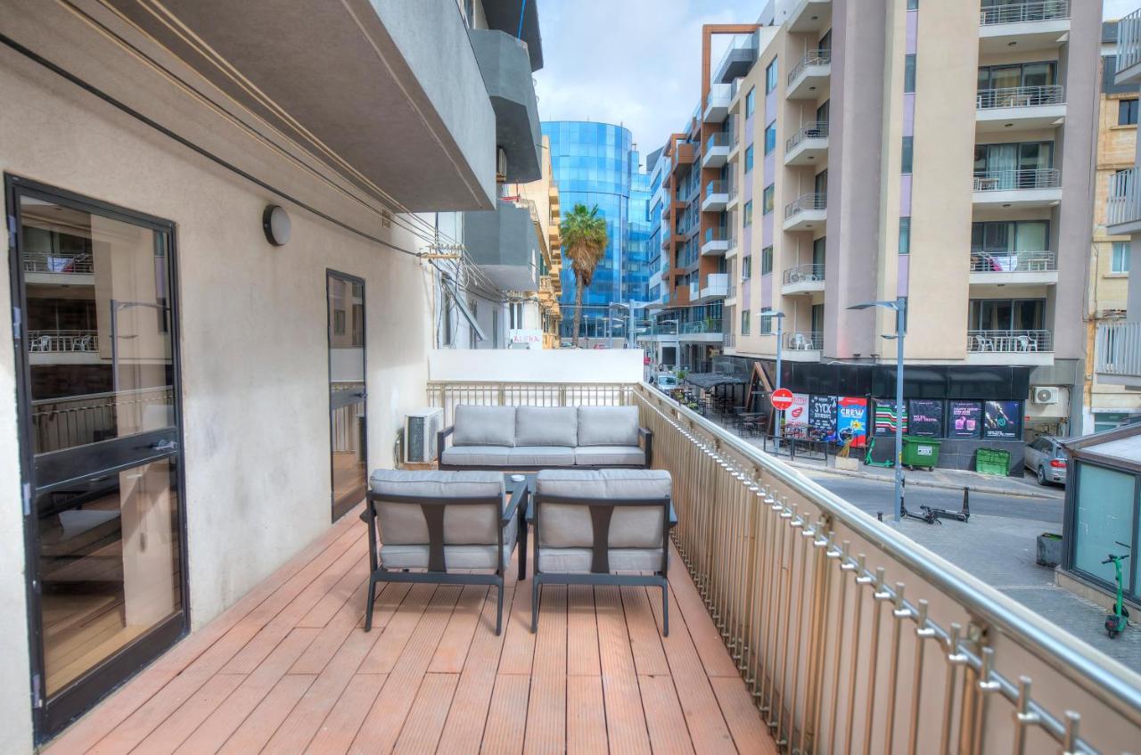 2Bedroom With Large Terrace In Paceville Jpor1-1 Saint Julian's Bagian luar foto
